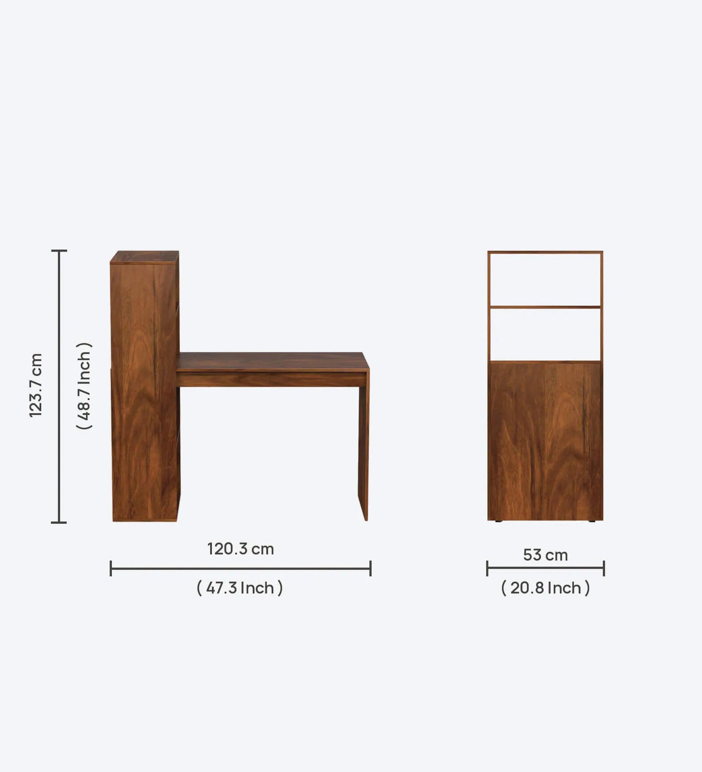 Radisso Writing Table In Brown Maple Finish