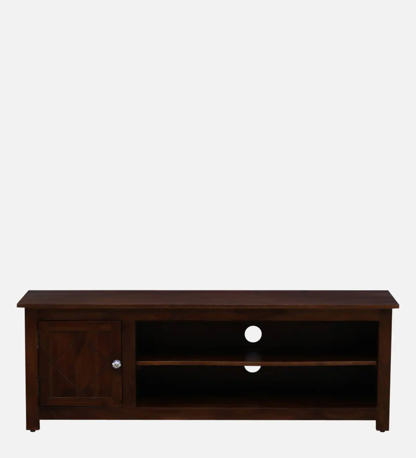 Roma Sheesham Wood TV Console in Scratch Resistant Provincial Teak Finish