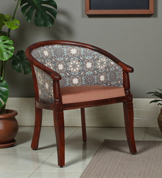 Stalley N Sheesham Wood Arm Chair In Honey Oak Finish