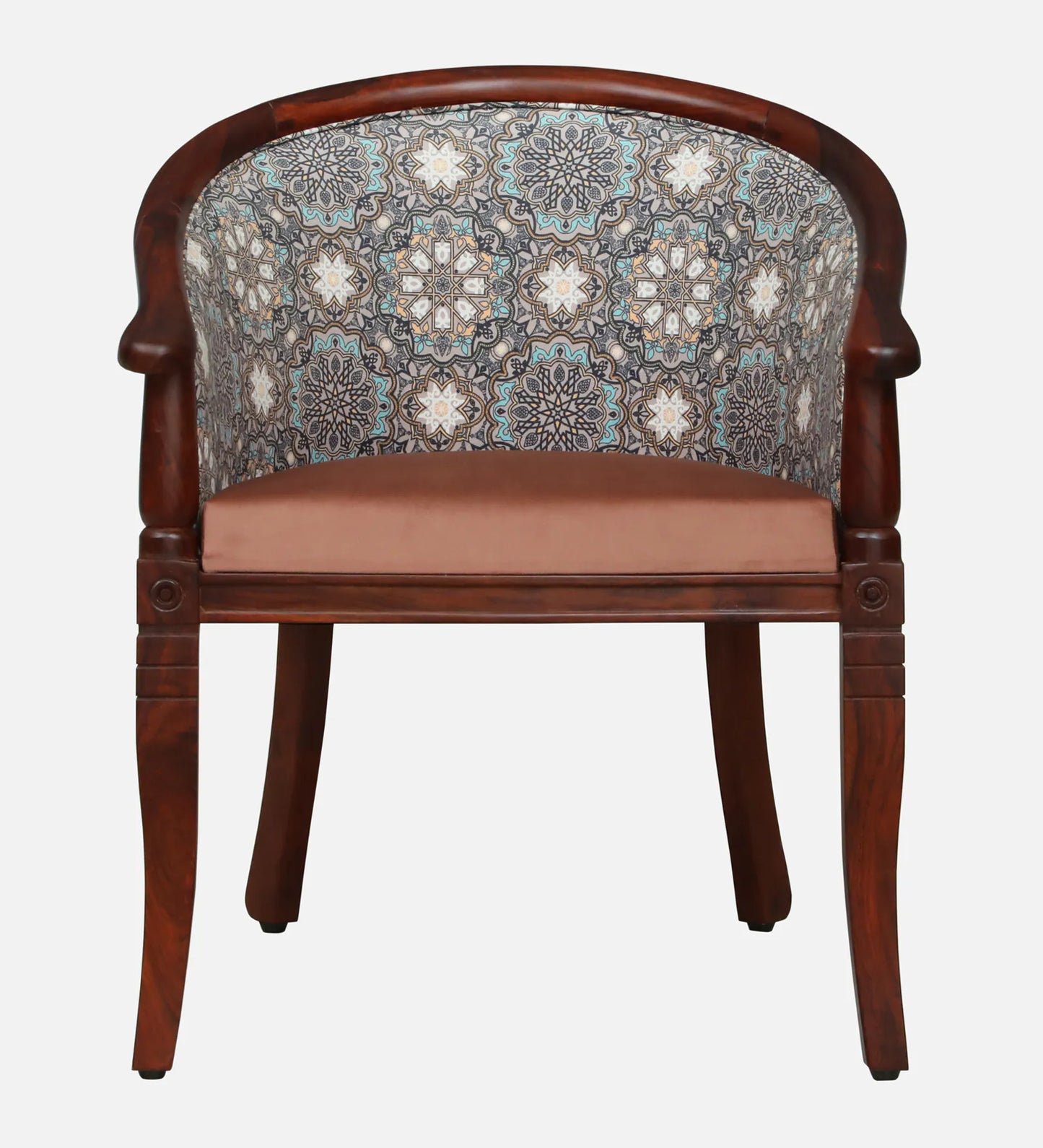 Stalley N Sheesham Wood Arm Chair In Honey Oak Finish