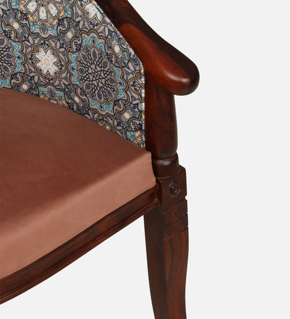 Stalley N Sheesham Wood Arm Chair In Honey Oak Finish