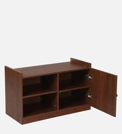 Takako Shoe Cabinet in Walnut Finish
