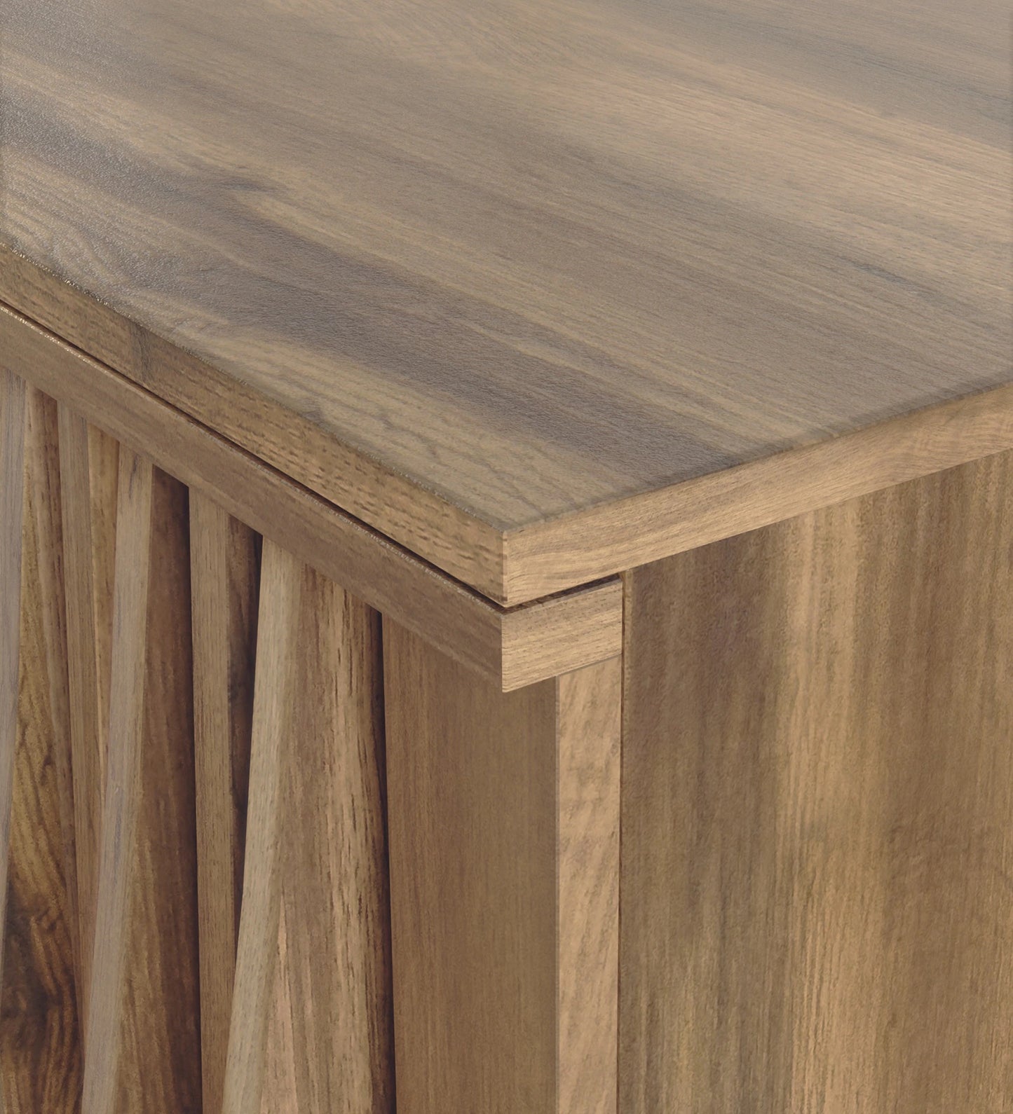 Wotan Shoe Cabinet in Natural Walnut Finish