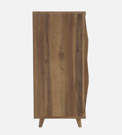 Wotan Shoe Cabinet in Natural Walnut Finish