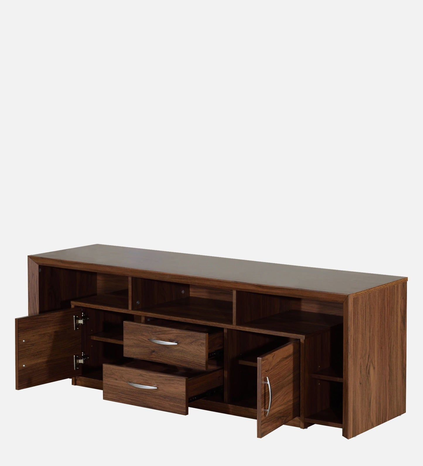 Yuko TV Console for TVs up to 55" in Columbia Walnut Finish