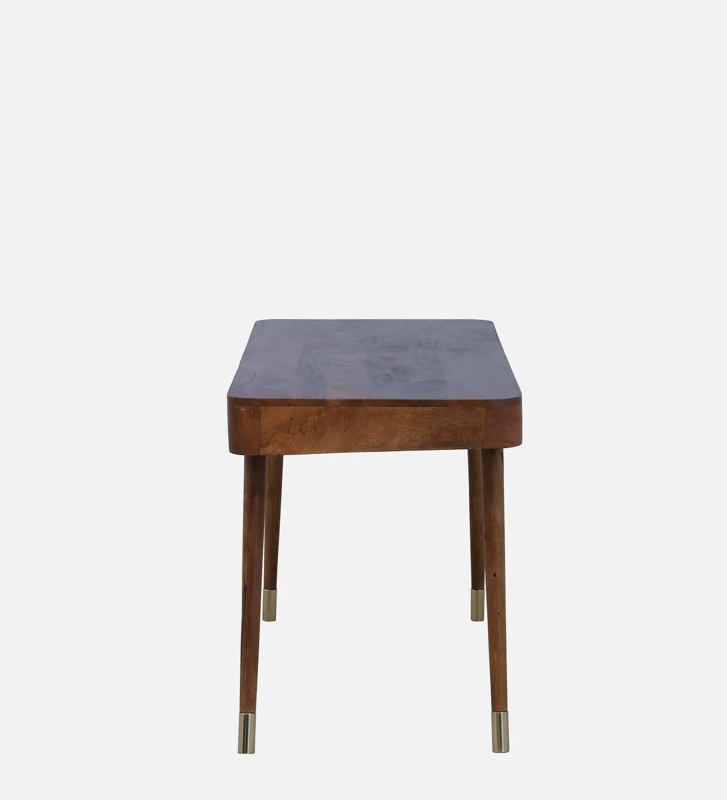 Zaragoza Solid Wood Writing Table In Rustic Teak Finish